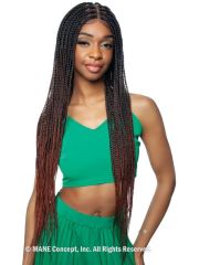 Mane Concept HD Inspire Braid Lace Wig - RCHB214- WHOLE LACE SQUARE FEED IN BRAID 28"