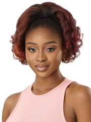 Outre Pretty Quick-Pony Drawstring Ponytail - KINKY CURLY 12"