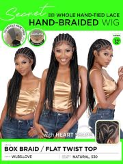 Motown Tress Secret HD Whole Hand-Tied Lace Hand Braided Wig- WLBS.LOVE