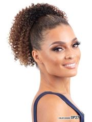 Model Model Miss Divine Human Hair Blend MasterMix Drawstring Ponytail- SPRINGY