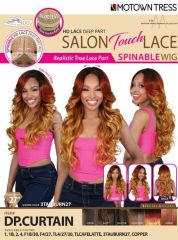 Motown Tress Salon Touch Glueless HD Lace Deep Part Lace Wig - DP.CURTAIN