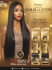 Mane Concept Pristine Gold Luster 100% Unprocessed  Human Hair  BODY WAVE 10"-24" (PGL0110-24)