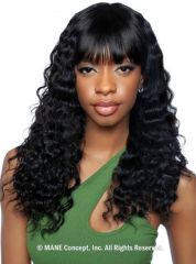 Mane Concept Trill 11A 100% Unprocessed Human Hair Full Wig - TRM119 LOOSE CRIMP FULL BANG 22"