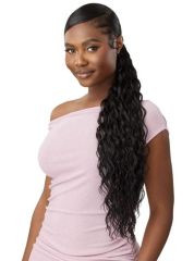 Outre Pretty Quick Wrap Pony Ponytail - WATER WAVE 28"