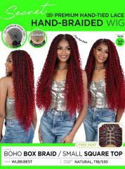 Motown Tress Secret HD Premium Hand-Tied Lace Hand Braided Wig- WLBB.BEST