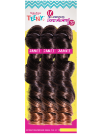Janet Collection 3X PRE-STRETCHED FRENCH CURL Crochet Braid 48